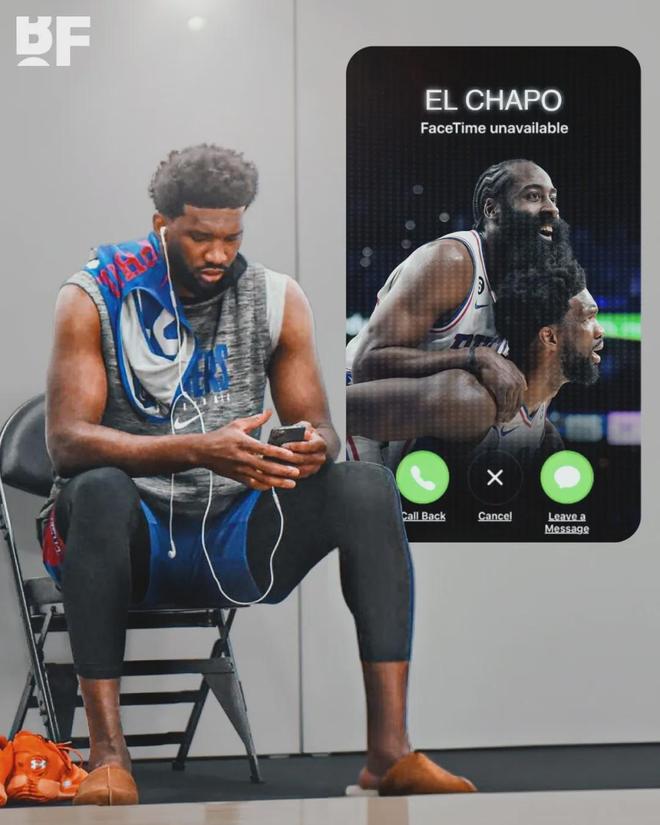 哈登与恩比德赛后握手言和 两年半未联系终释前